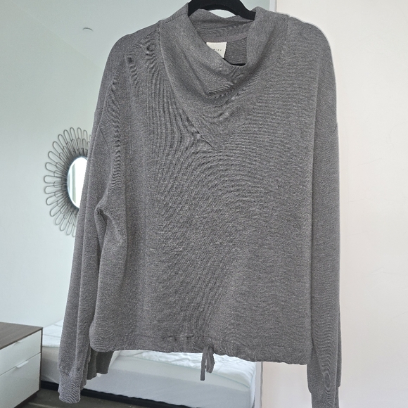 Varley DoubleSoft Betsy Sweat Pullover Sweatshirt Black Sz M - Picture 4 of 8